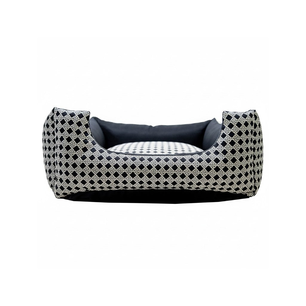 Cama Para Cachorro Quadrada conforto Preto Vime Drop