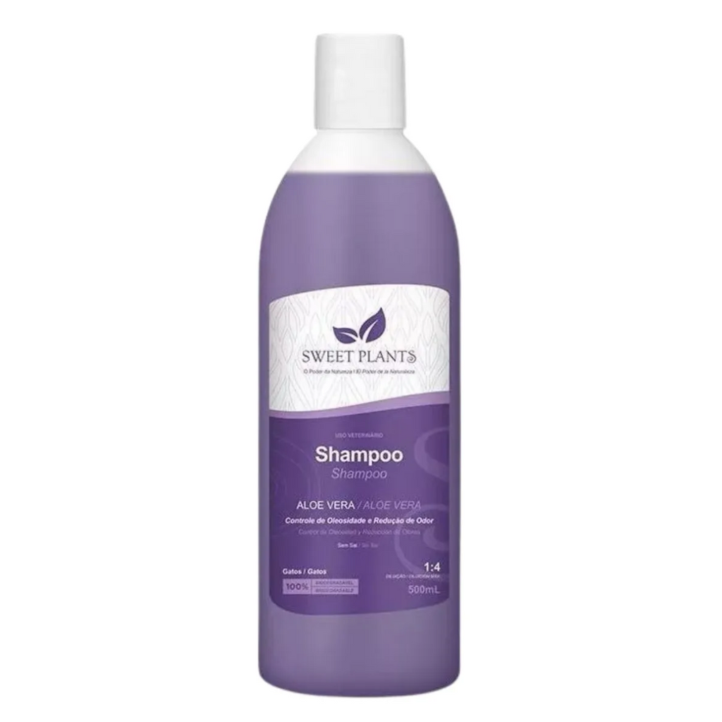 Shampoo Aloe Vera Gatos -  500ml