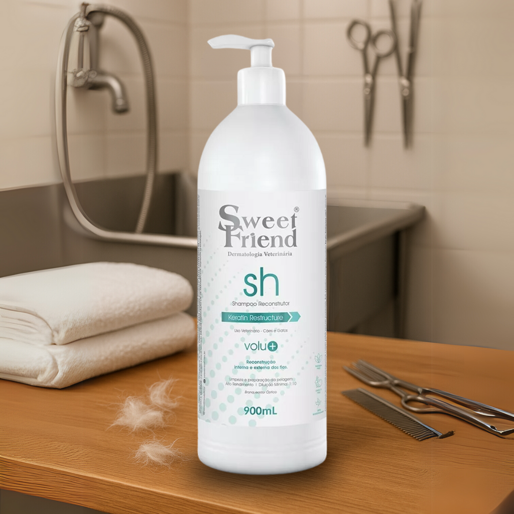 Shampoo Pets Queratina: Limpeza Profunda e Volume Extra