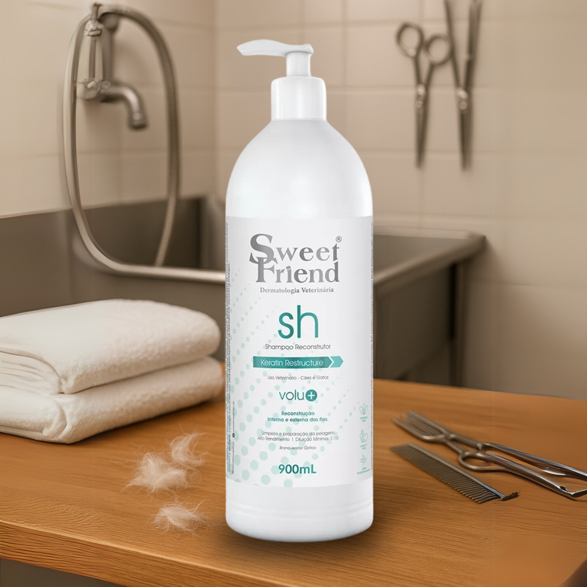 Shampoo Pets Queratina: Limpeza Profunda e Volume Extra