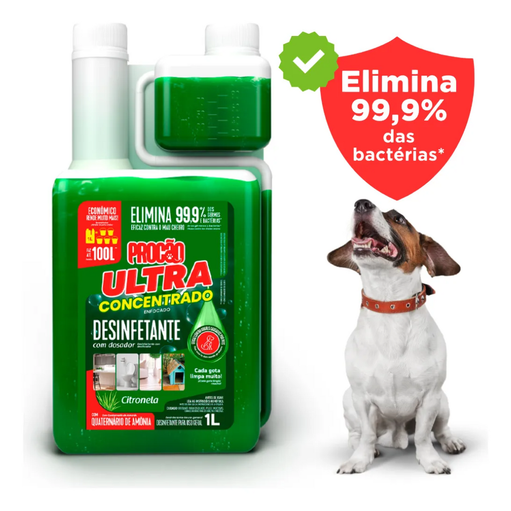 Ultra Desinfetante Concentrado - Citronela - 1 Litro