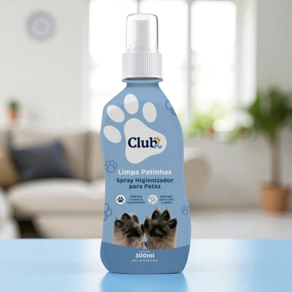 Higienizador Limpa Patas para Cachorro e Gato Spray 200ml Drop