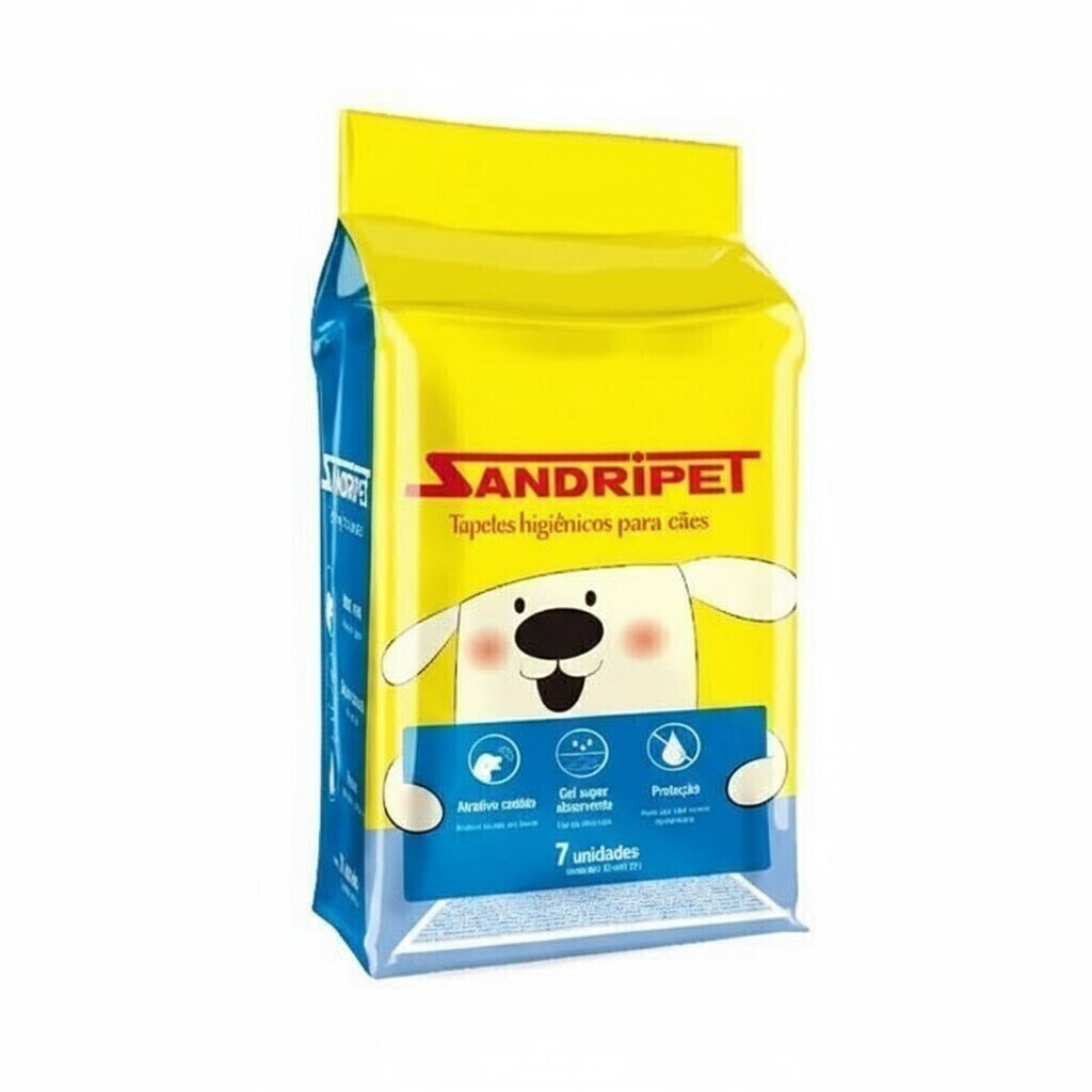 Tapete Higiênico Descartável para Cães 60x80cm c/7un Drop